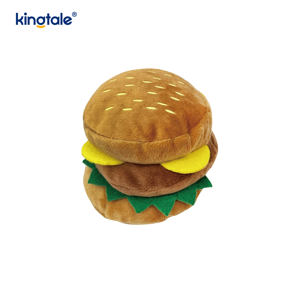 Food Screaming Toy Гамбургер, картофель фри, куриная ножка для кошек и собак