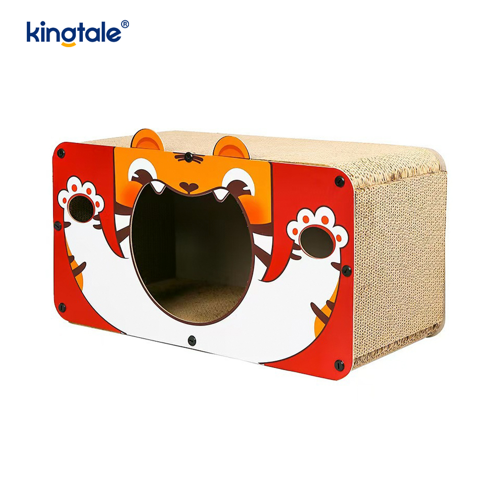 Игрушка для кошачьей когтеточки из гофрированного картона для дома с кошачьей мятой